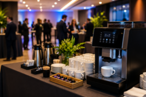 Locação de máquinas de café para eventos: quando é indicada?