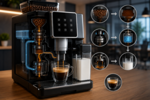 Como Funciona uma Máquina de Café Automática? Entenda a Tecnologia por Trás de um Café Perfeito